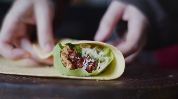 vegan Tempeh Burrito