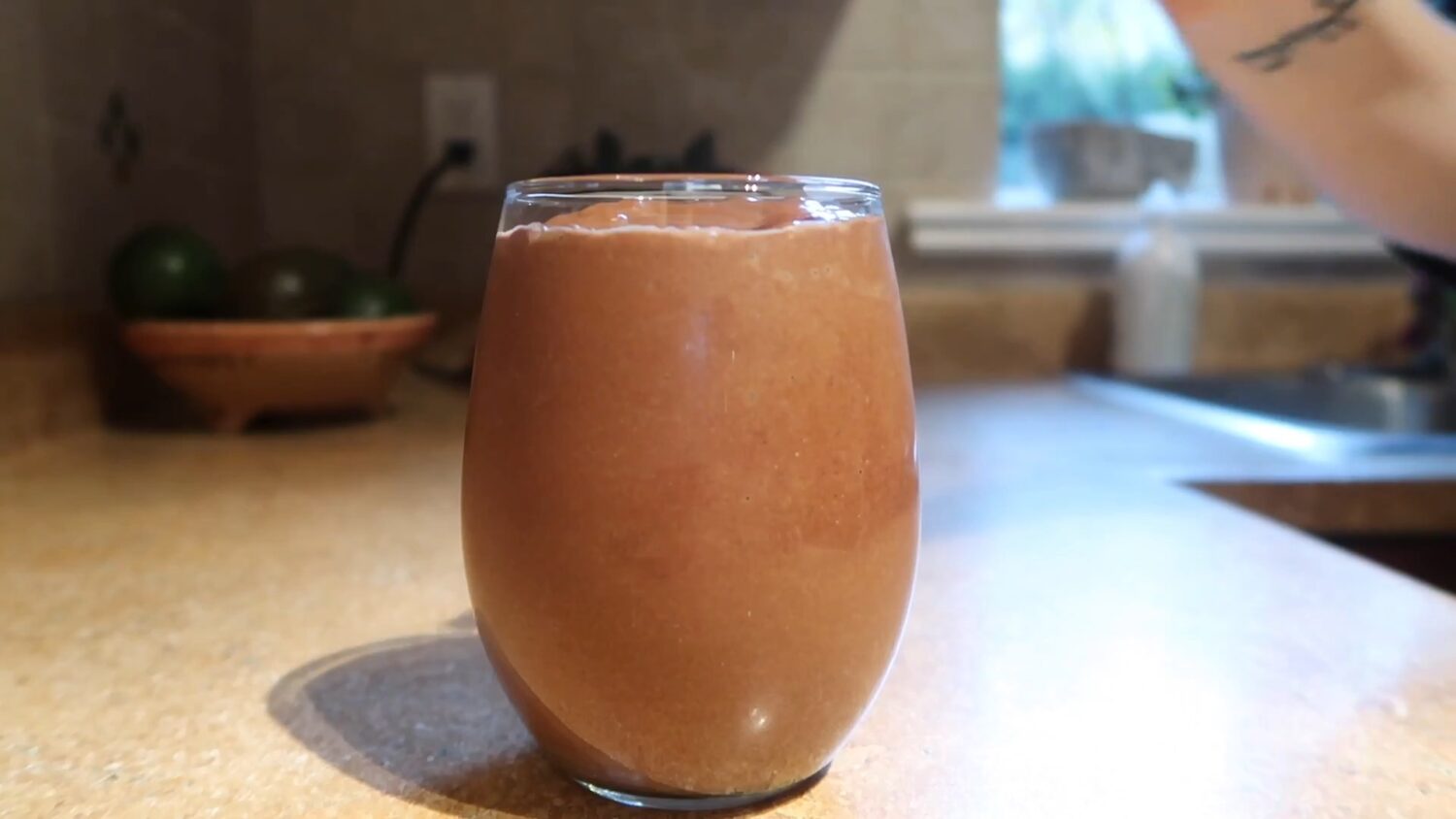 CHOCOLATE AVOCADO KETO PROTEIN SMOOTHIE