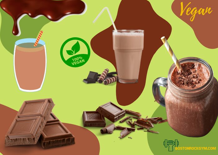 Chocolate High Calorie Vegan Keto Protein Smoothie