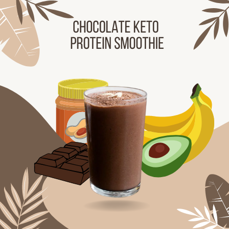 Chocolate keto protein smoothie
