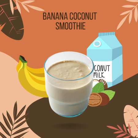 banana coconut smoothie