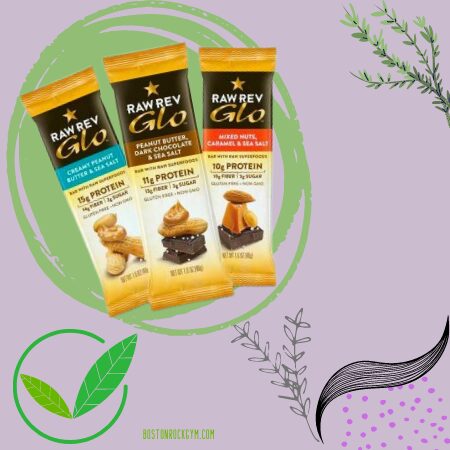 Raw Rev Glo Vegan Protein Bars