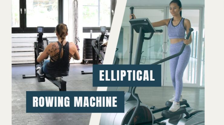 Elliptical versus rowing machine