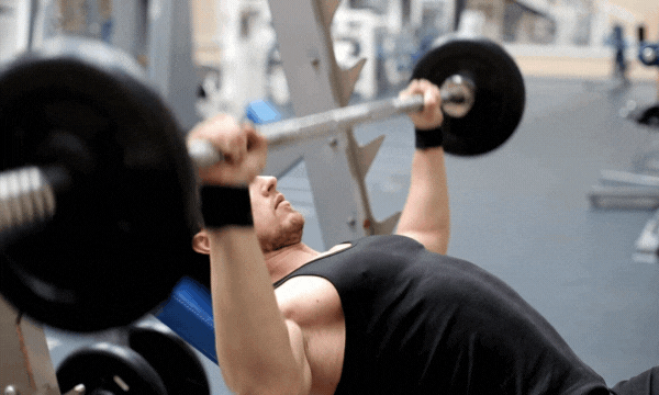 Barbell Incline bench press