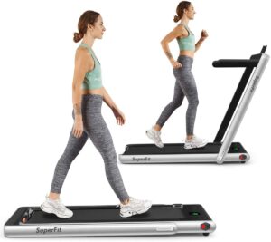 Goplus 2 in 1 Folding Electric Treadmill