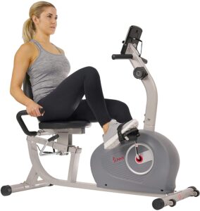 Sunny Health & Fitness Magnetic Recumbent Exercise Bike