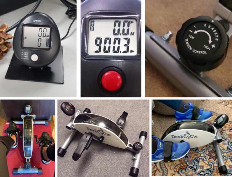 Desk Cycle Mini Exercise Bike For Home