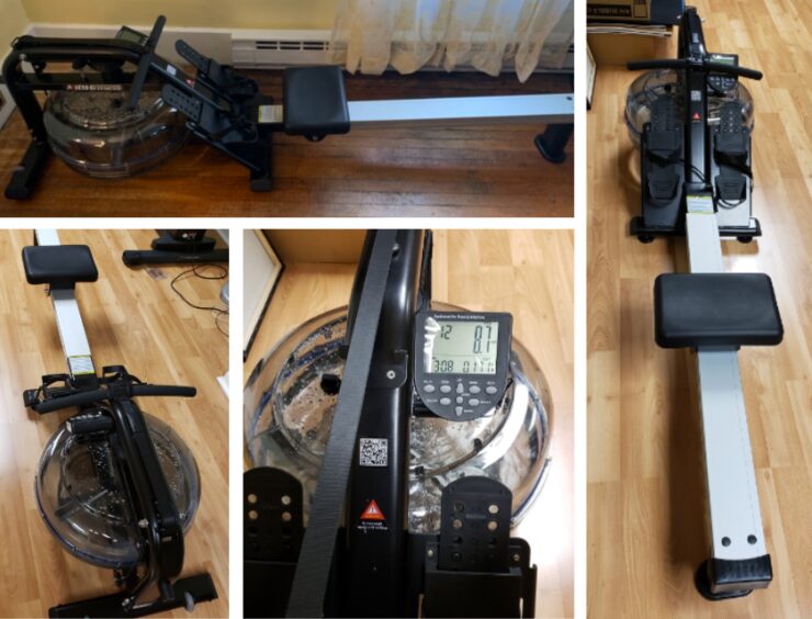 Mbh Fitness Water Rowing Machine