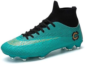 WRY Men’s Football Boots Cleats Professional Spikes Soccer Shoes