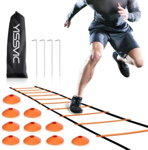 YISSVIC Agility Ladder and Cones