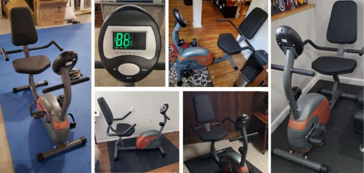 Marcy Recumbent Exercise Bike with Resistance