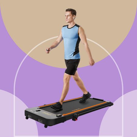 UREVO 2 in 1 Under Desk Treadmill