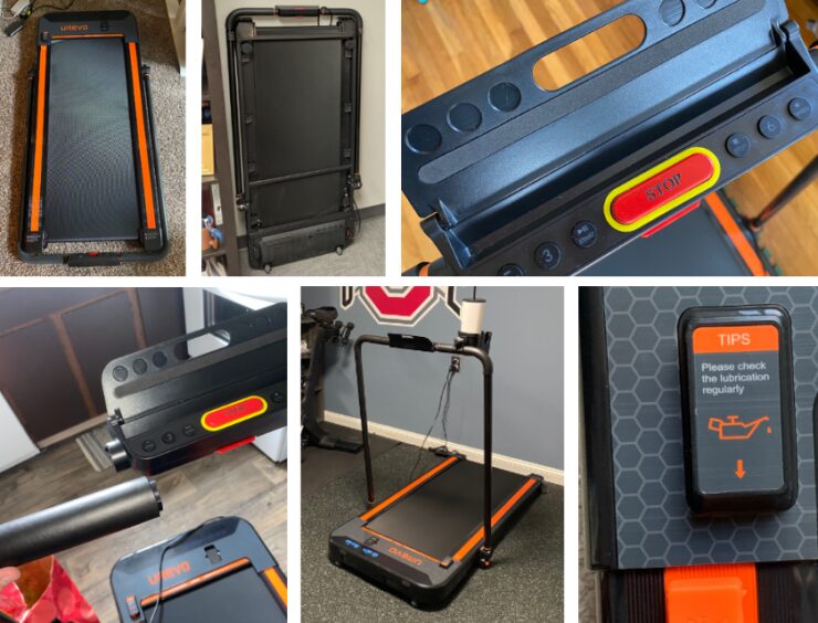 UREVO 2 in 1 Under Desk Treadmill