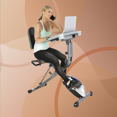 Exerpeutic Foldable Recumbent Bike Model ExerWork 1000