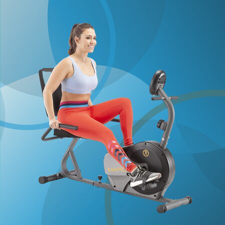 Marcy Magnetic Recumbent Bike Model NS-716R