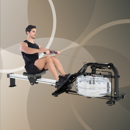 Mbh Fitness Water Rowing Machine