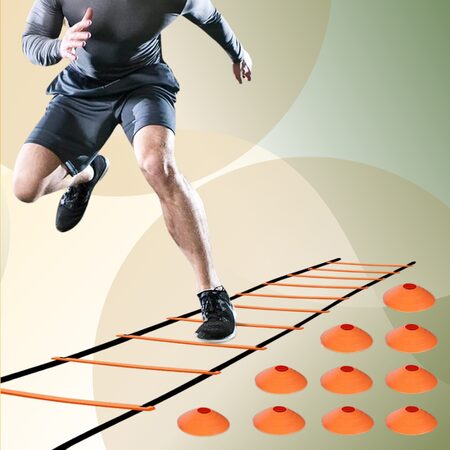 YISSVIC Agility Ladder and Cones