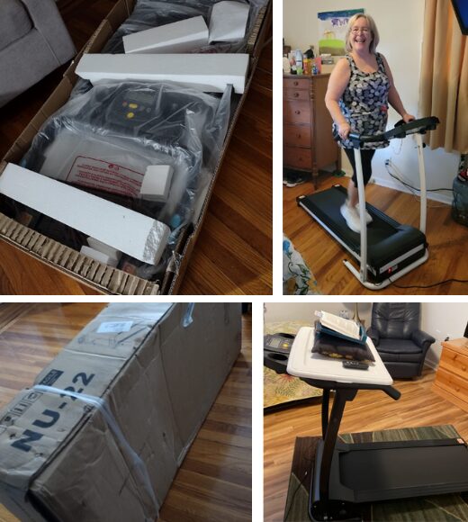 AW Portable Folding Electric Treadmill