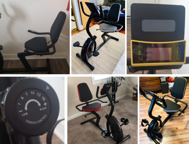 Vanswe Recumbent Exercise Bike