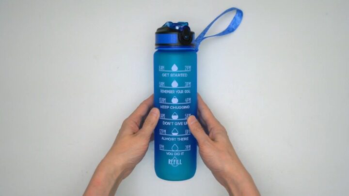 Water Bottle with Time Marker