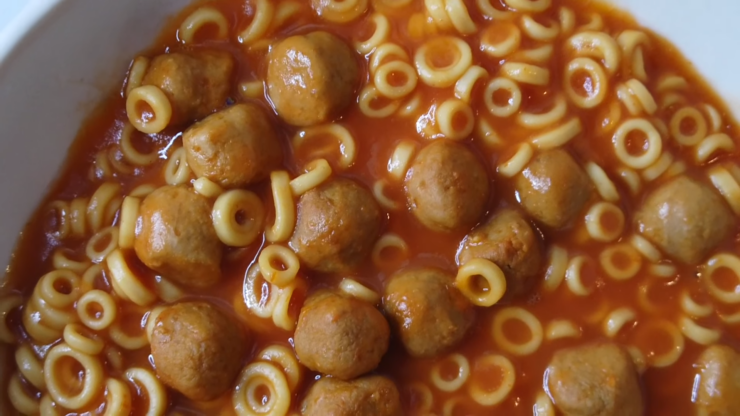 Spaghettios meatballs