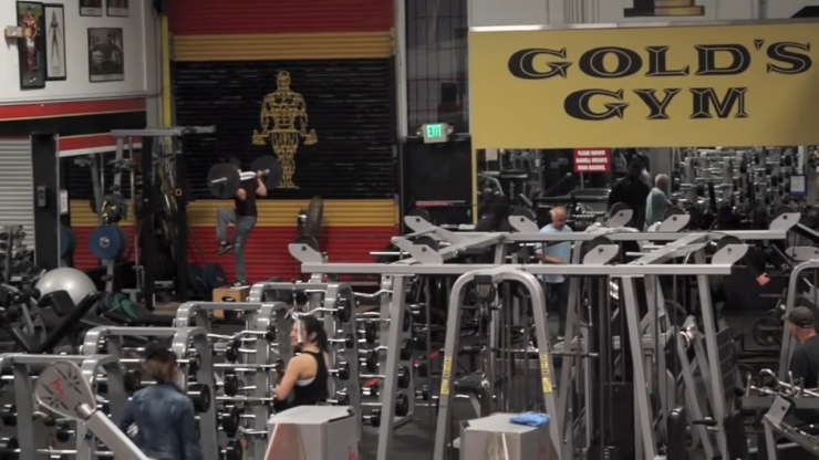 GOLD'S gym workout