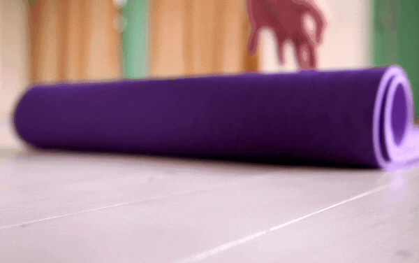 Make Yoga Mat Less Slippery