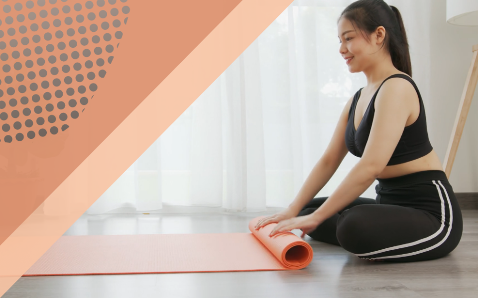 Make a Yoga Mat Less Slippery