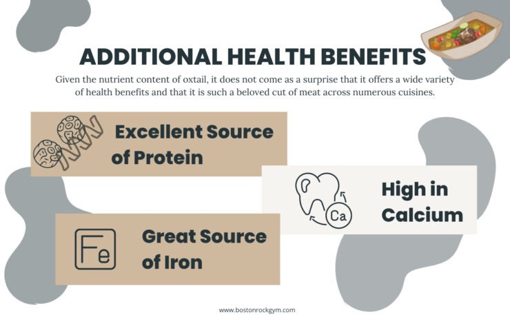 oxtail collagen benefits infographic