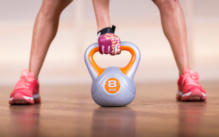 kettlebell thruster