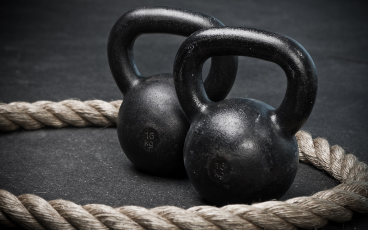 kettlebells