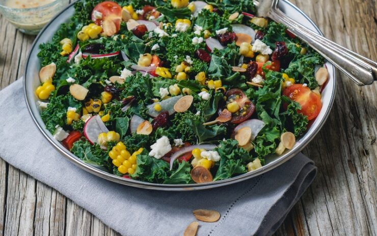 Chopped kale