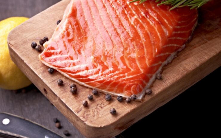 smoked salmon