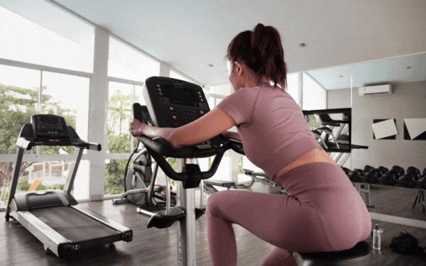 Training on bike