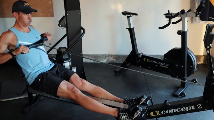 Rowing Machine Burning Calories