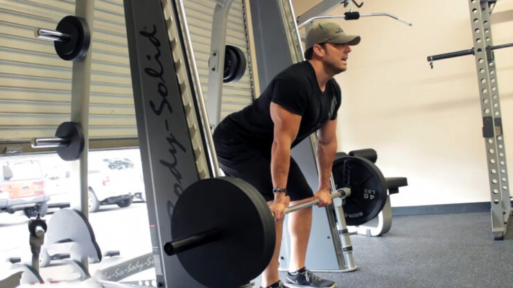 Deadlifts smith machine