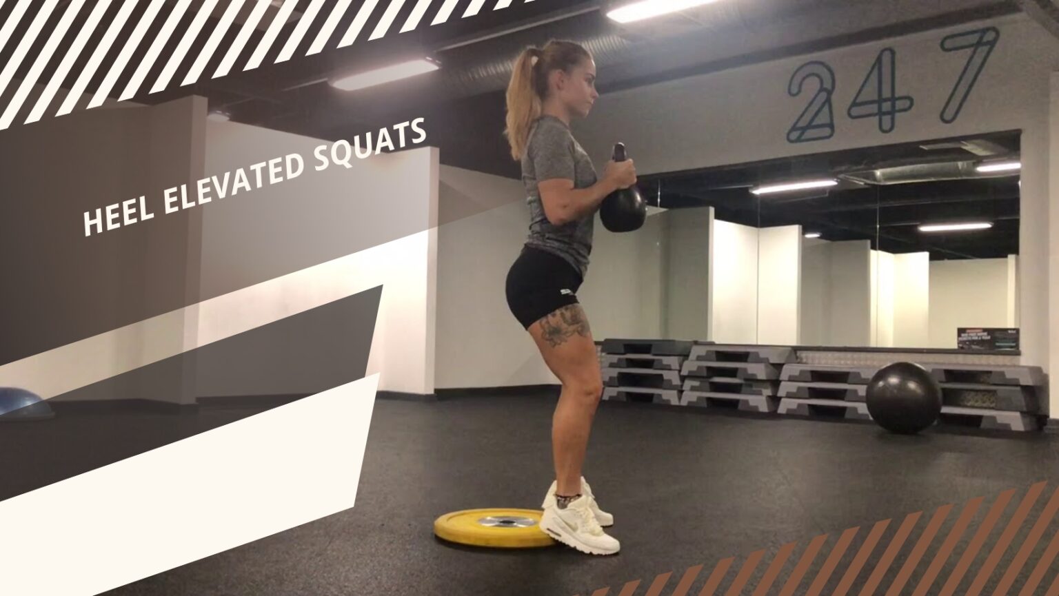 Heel Elevated Squats Benefits & Why Should You Do Them? Boston Rock Gym
