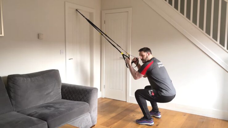 TRX suspension training at home