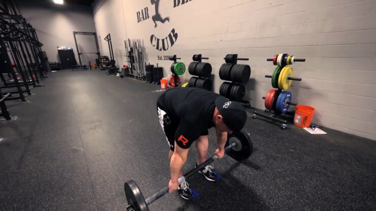 barbell bent over